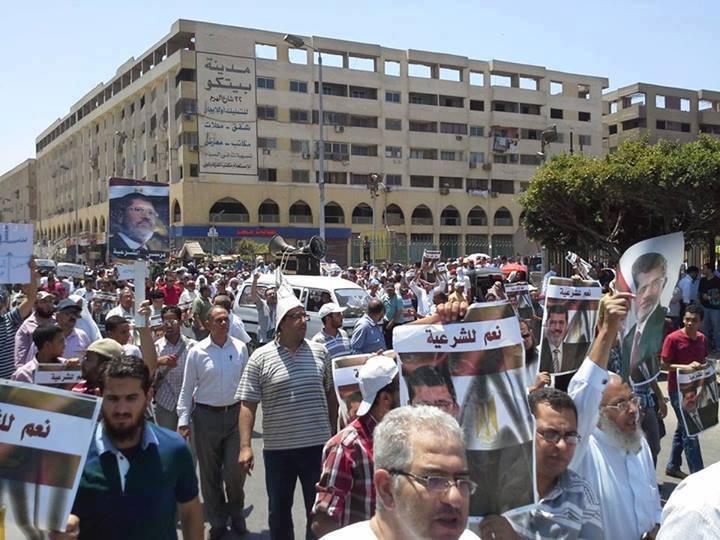 مسيرات بالجيزة للمشاركة في مليونية الفرقان