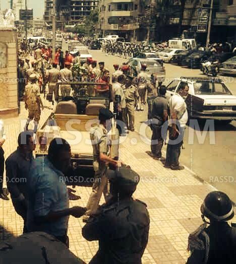 جنازة عسكرية لقتيل الشيخ زويد بالمنصورة