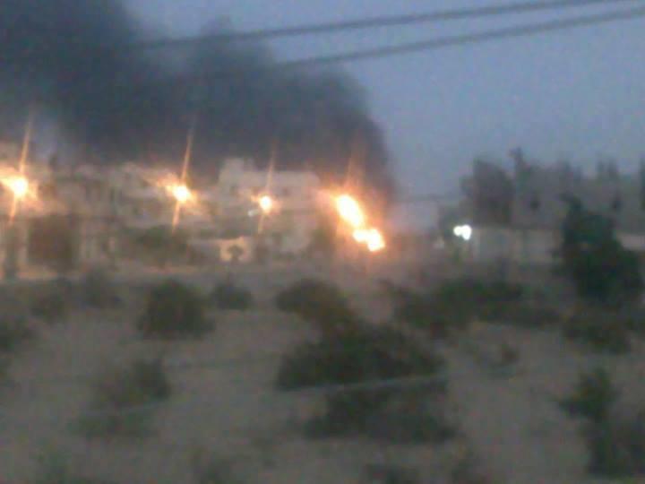 عاجل.. دوى انفجارات عنيفة بالشيخ زويد