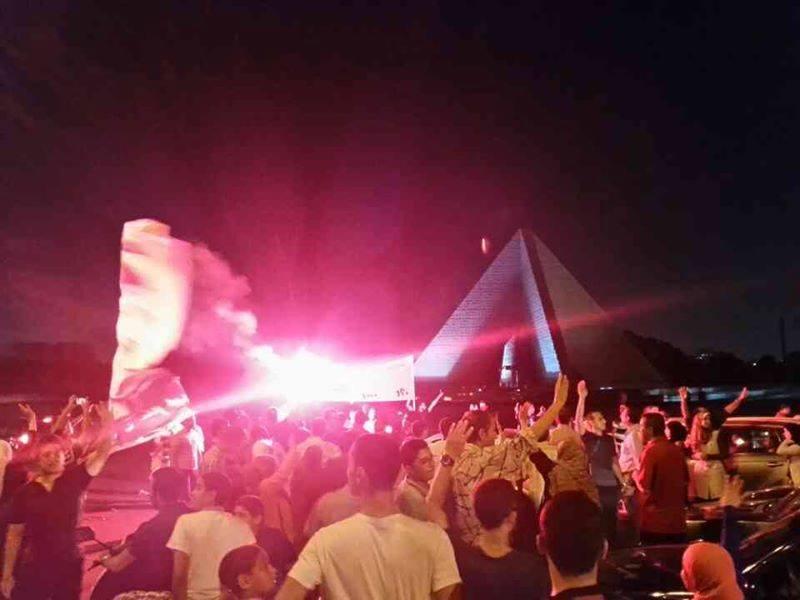 وقفة مفاجئة أمام النصب التذاكري بمدينة نصر إحياءً لذكرى المجزرة