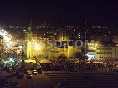 تظاهرات حاشدة  رفضاً للانقلاب العسكري بالعريش