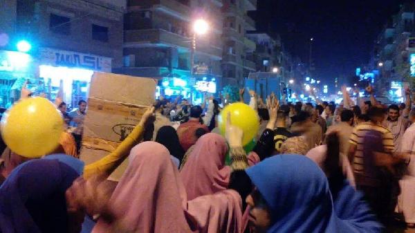 مسيرتان في “كفر صقر” و”ديارب نجم” بـ”الشرقية”