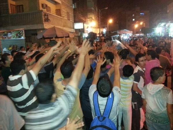 تظاهرة لـ”ألتراس نهضاوي” بـ”الزرقا” في “دمياط”