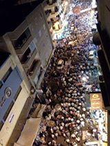 أهالي دمنهور يشيعون جثمان أول شهداء مذبحة النصب التذكاري