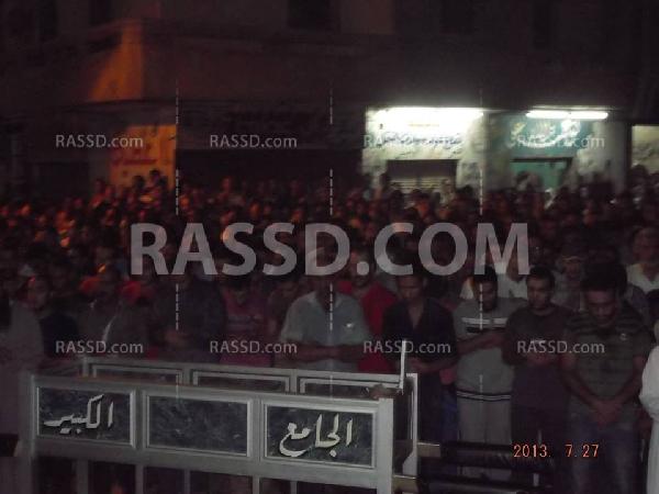 كفرالزيات تشيع شهيد مذبحة المنصة وسط هجوم من البلطجية
