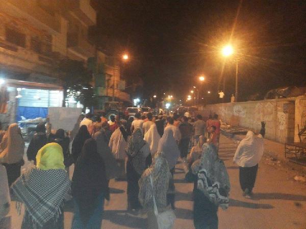 مسيرة ليلية في “بني سويف” لـ “شباب ضد الانقلاب”