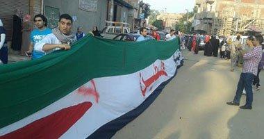 وقفة احتجاجية  بالبحيرة ضد العدوان الصهيونى على غزة