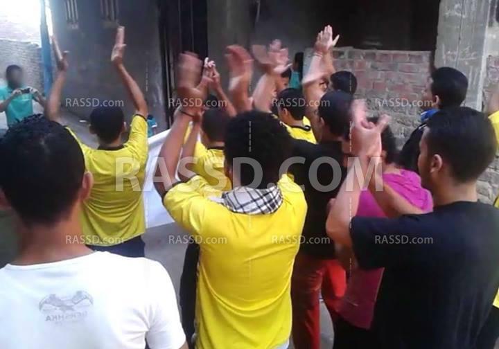 مسيرة بمنشأة عاصم بالدقهلية للمطالبة بالإفراج عن المعتقلين