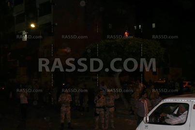 سيارة شرطة عسكرية تنسحب من محيط مسجد التوحيد ببورسعيد