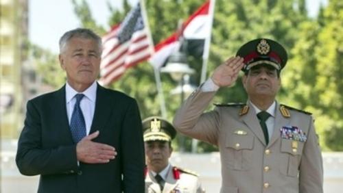 وزير الدفاع الامريكي يبحث مع السيسي الوضع الأمني في مصر