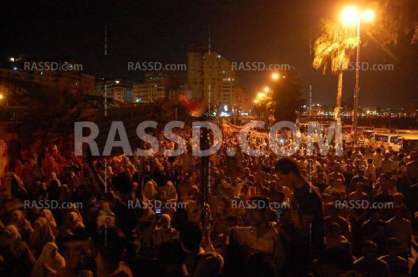 الآلاف يتظاهرون بالاسكندرية  للتنديد بالانقلاب العسكري