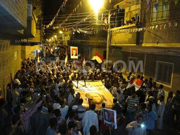 ثلاث مسيرات بالسويس في مليونية شهيد الانقلاب