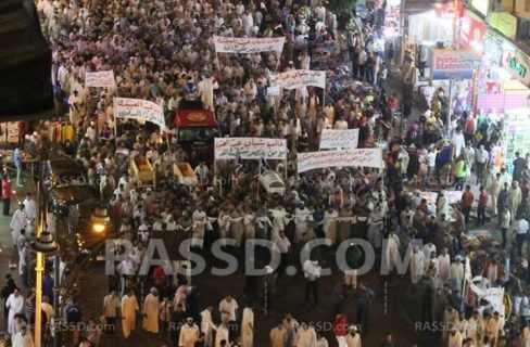 تواصل المظاهرات في مطروح للمطالبة بعودة مكتسبات ثورة يناير