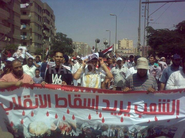 أهالي مدينة نصر في مليونية مصر ضد الانقلاب