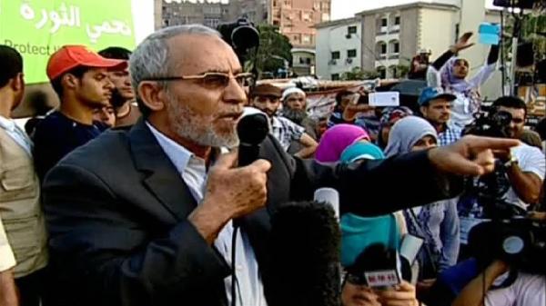 رسالة من د. محمد بديع في جمعة مصر ضد الانقلاب