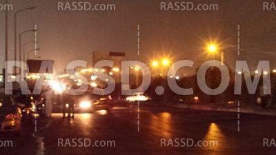 الشرطة تغلق الممر المؤدي لبوابة 4 بمدينة الانتاج