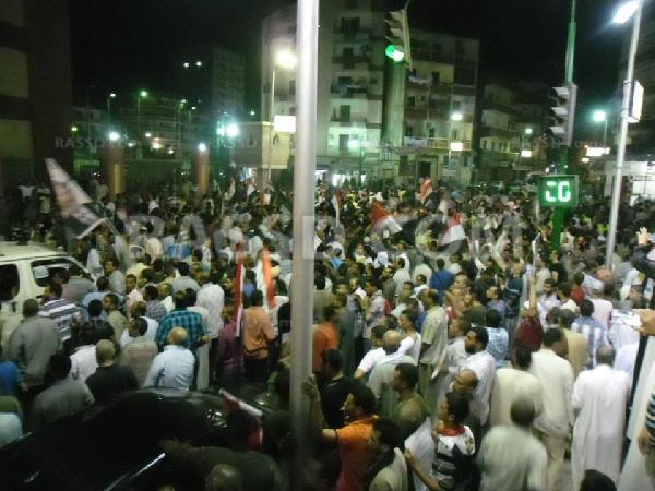 مسيرة حاشدة في أسيوط ترفض الانقلاب