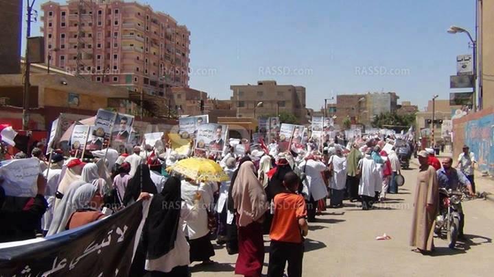 مسيرات «طلاب ضد الانقلاب» تجوب شوارع بني سويف