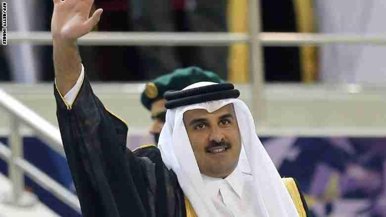 أمير قطر ينتقد “كي مون” لاتهامه “حماس” بخرق الهدنة