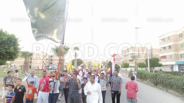 صور | مسيرة في “برج العرب” بـ”الإسكندرية” نصرةً لغزة