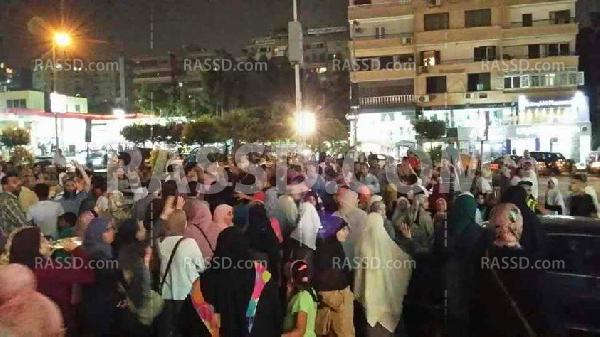 مسيرة ليلية تجوب شوارع “مدينة نصر” تضامنًا مع غزة