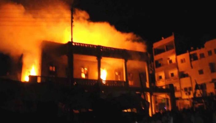 السويس: حريق هائل بشركة “إيماك” وتوقف العمل وإعلان حالة الطوارئ