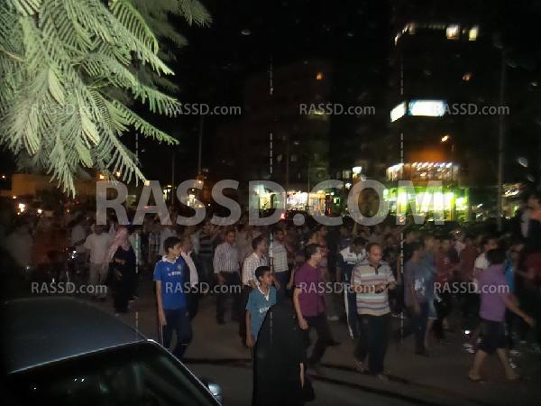 أمن الانقلاب يعتدي على تظاهرة في طنطا