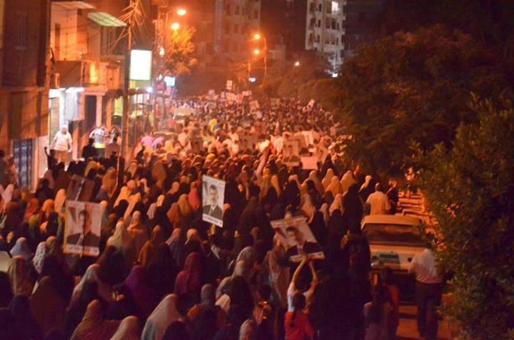 مسيرة حاشدة بالفيوم في مليونية ليلة القدر