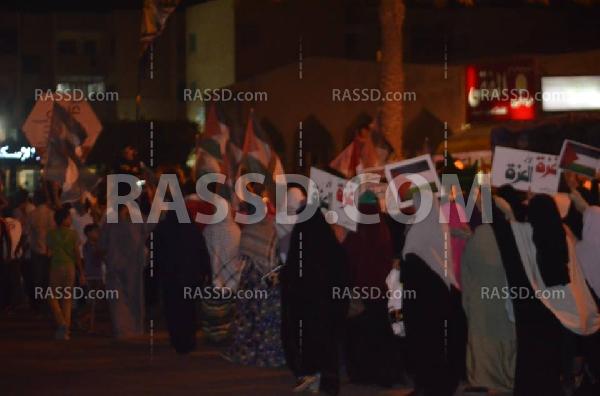 مسيرة تضامنية مع “غزة” في “برج العرب” بالأسكندرية