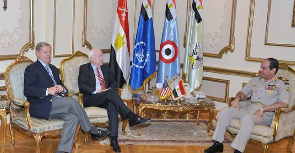 عضوا «الشيوخ الأمريكي» يستهلان زيارتهما لمصر بلقاء السيسي