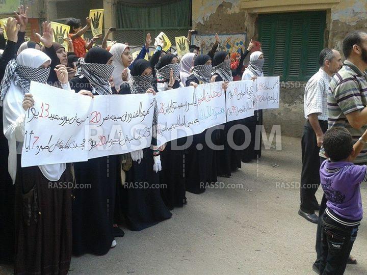 فعاليات صباحية بالمنزلة بالدقهلية رفضا لحكم العسكر