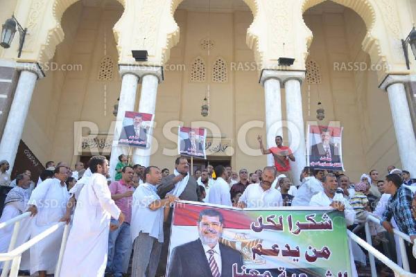 القوى الوطنية بالوادي الجديد تنظم وقفة ضد الانقلاب