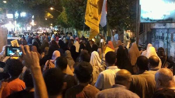 تظاهرة ليلية في “بني سويف” للمطالبة بالإفراج عن المعتقلات