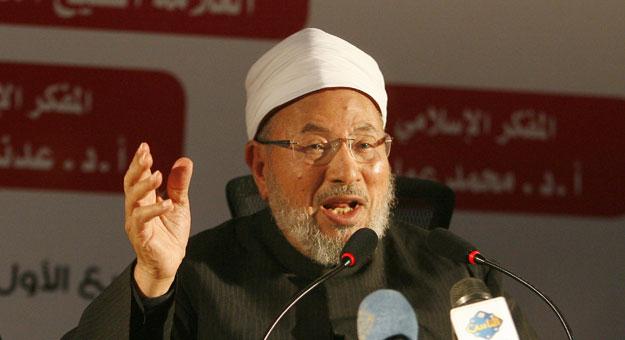 “القرضاوي” ينفي ما نسب له من عدم وجوب الجهاد بفلسطين