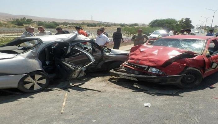 مصرع وإصابة 26 في حادث تصادم على طريق سوهاج- البحر الأحمر