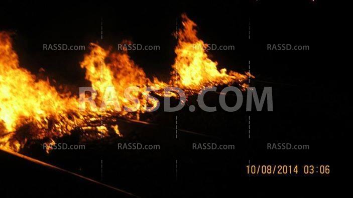 مجهولون يقطعون خط سكة حديد الصعيد بأسيوط