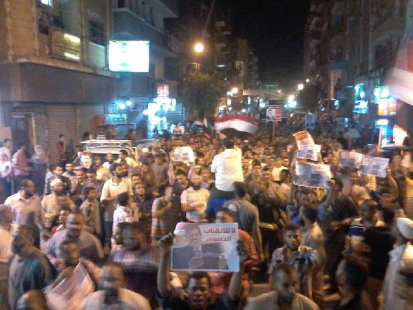 بث مباشر لتظاهرات مليونية عيد النصر بالمنيا