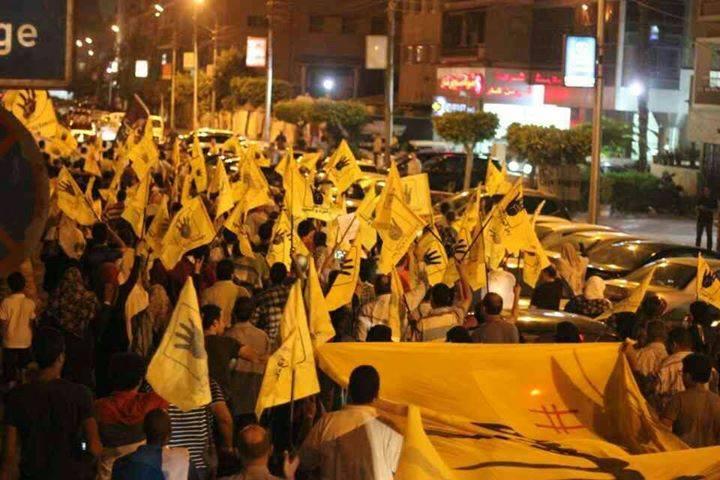 مسيرة مناهضة للانقلاب العسكري بمدينة نصر