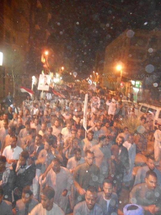 مسيرة لمؤيدي مرسى بأسوان