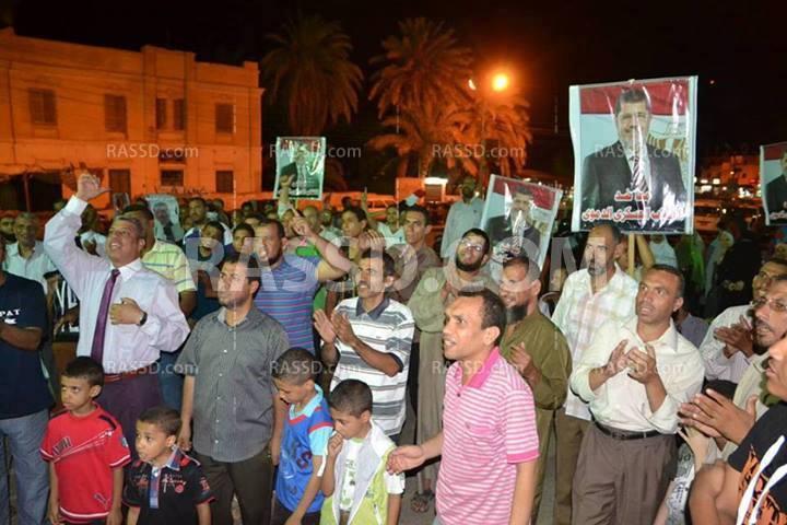 وقفة احتجاجية لرافضي الانقلاب بالوادي الجديد