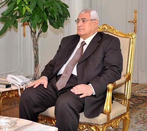 عدلي منصور يحاول إقناع موناكو بأن الانقلاب ثورة شعبية