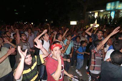 «طلاب ضد الانقلاب» يتظاهرون أمام منزل سفير الكيان الصهيوني