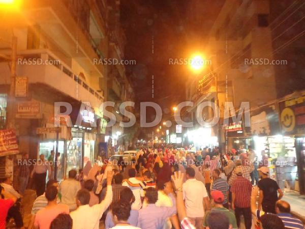 مسيرة في “بني سويف” ومجهولون يقطعون طريق “ببا – بني سويف”