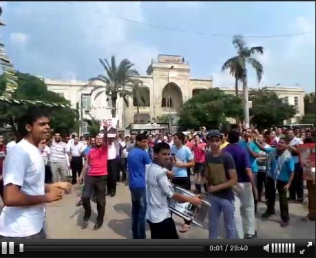 بث مباشر من الغربيه لوقفة شباب الاولتراس لرفض الانقلاب