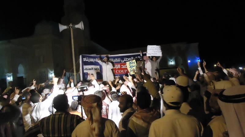 مسيرة اتحاد القبائل المؤيدة لمرسي لا تدخل شرم الشيخ