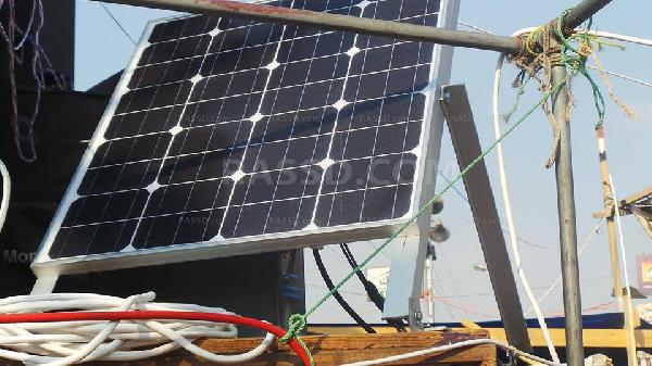 الخلايا الشمسية في رابعة العدوية لمقاومة قطع الكهرباء