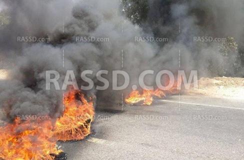 مجهولون يقطعون طريق بـ”الزقازيق” اعتراضًا على حملات الاعتقال