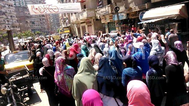 تظاهرة بشرق الإسكندرية إحياءا لذكرى مذبحة رابعة