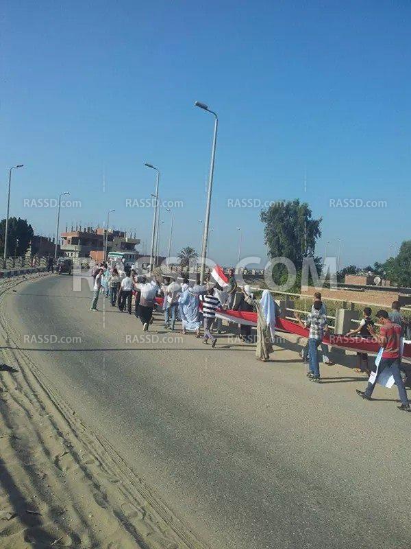 مسيرة في “السادات” في ذكرى فض اعتصامي “رابعة” و”النهضة”