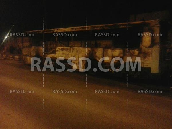 عاجل | مجهولون يضرمون النار في أتوبيس نقل عام بحلوان